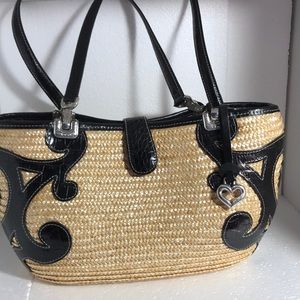 Brighton straw purse